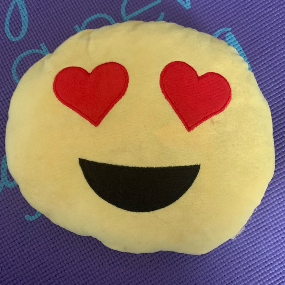 Heart Emoji Pillow and Turkey Hat